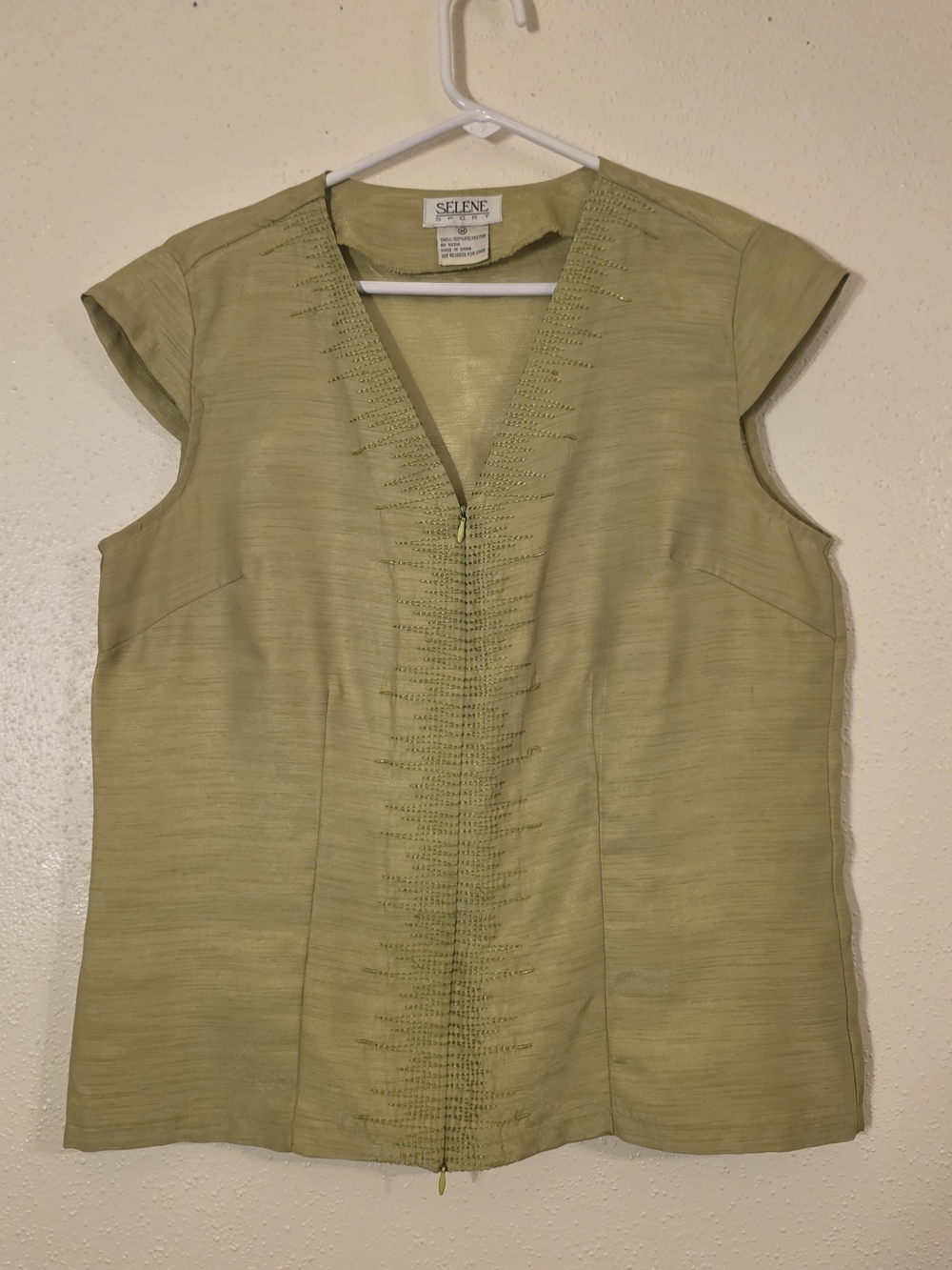 Womens Short Sleeve Top Blouse Casual Business  Wear Size Small